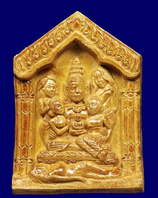 ขุนแผนท้าวพญาพันเมีย ปะฉะดะ รุ่น 2 หลวงพ่อกอย วัดเขาดินใต้ ปี 2556
