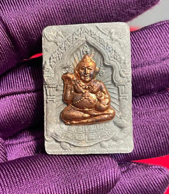 กุมารมหาภูติลิ้นทอง หน้ากากสัมฤทธิ์ หลวงพ่อดำ วัดสันติธรรม จ.สระแก้ว